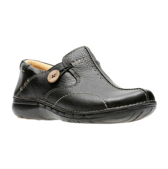Clarks Un-Loop Slip On Flat SZ 9.5 - Picture 1 of 6